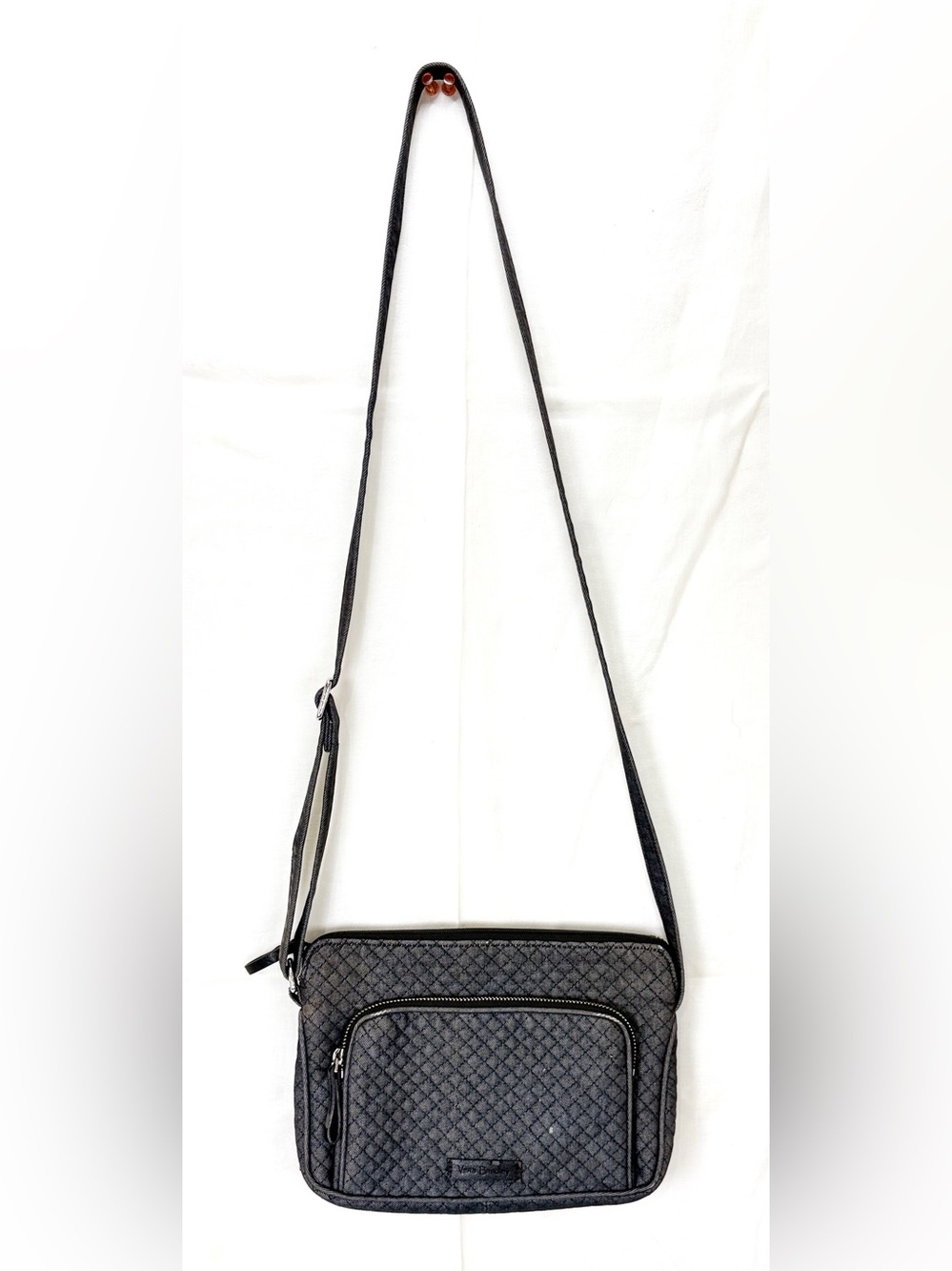 Vera Bradley Quilted Black Crossbody Bag